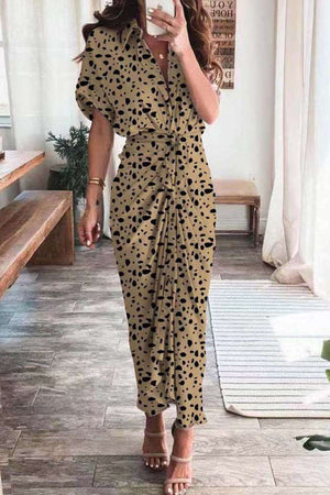 Momentlover Fashion British Style Print Patchwork Turndown Collar A Line Dresses(9 Colors)