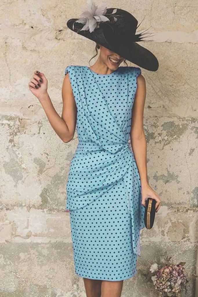 Momentlover Sexy Print Patchwork O Neck Pencil Skirt Dresses