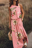 Momentlover Fashion Print Patchwork O Neck Straight Dresses(7 Colors)