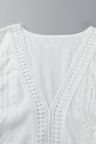 Momentlover Sweet Elegant Solid Hollowed Out Princess Dresses