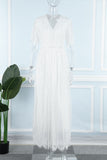 Momentlover Sweet Elegant Solid Hollowed Out Princess Dresses
