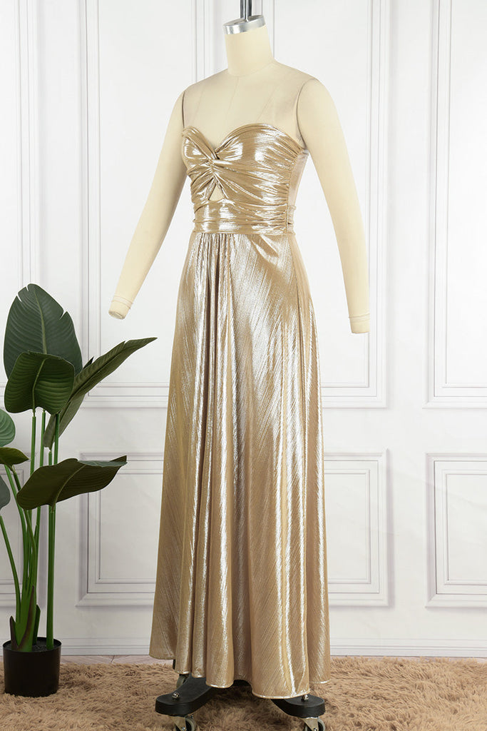 Momentlover Fashion Solid Hollowed Out Strapless Cake Skirt Dresses(7 Colors)