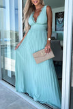 Momentlover Celebrities Elegant Solid Lace V Neck Waist Skirt Dresses