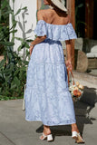 Momentlover Sweet Elegant Solid Lace Off the Shoulder A Line Dresses