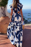 Momentlover Sexy Casual Print Patchwork Printed Dress Dresses