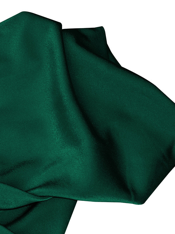 Momentlover Solid Color Sleeveless Halter-Neck Midi Dresses