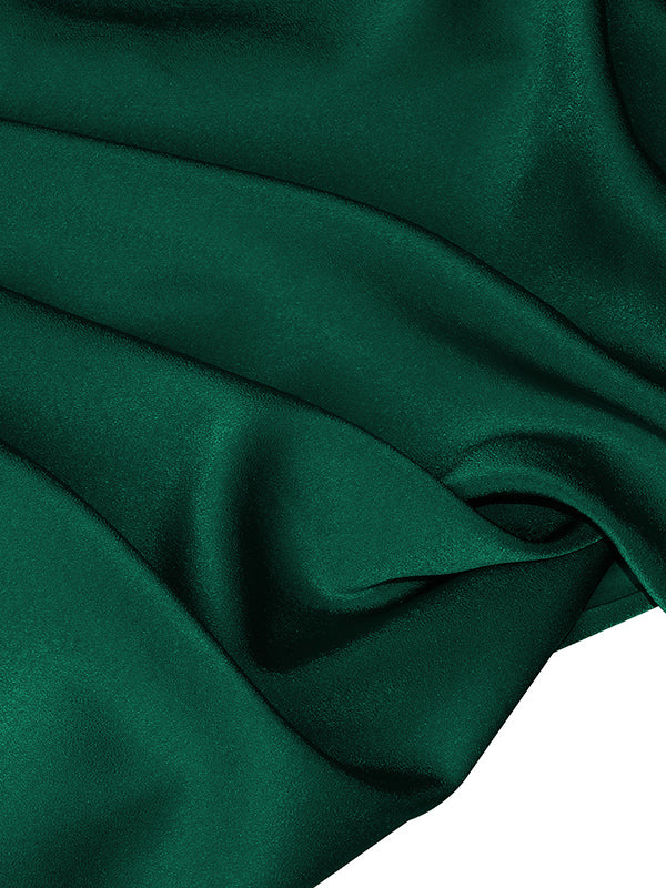 Momentlover Solid Color Sleeveless Halter-Neck Midi Dresses