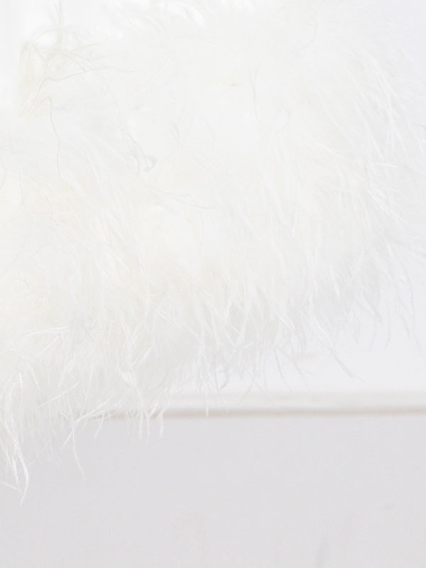 Momentlover Simple Sleeveless Loose Feathers Solid Color Midi Dresses