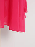 Momentlover Tiered Solid Color Raglan Sleeve Loose Stand Collar Maxi Dresses