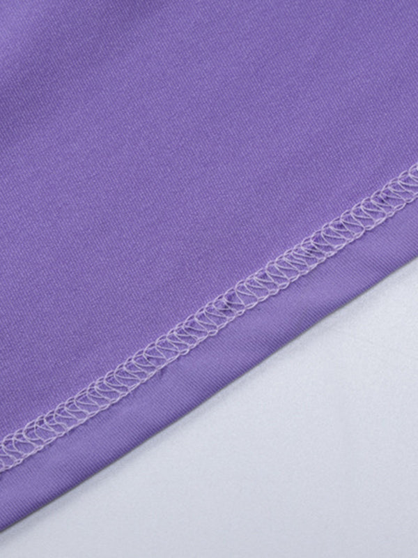 Momentlover Split-Back Solid Color Hooded Sleeveless Skinny Maxi Dresses