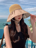 Momentlover Wide Side Split-Joint Sun-protection Hats&Caps
