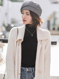 Momentlover Personality Striped&Plaid Beret Hat