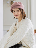 Momentlover Personality Striped&Plaid Beret Hat