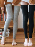 momentlover Casual Skinny Leg Solid Color Leg Warmers Accessories