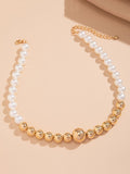 Momentlover Contrast Color Beaded Necklaces Accessories Dainty Necklace