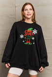 Momentlover Simply Love Full Size Graphic Round Neck Sweatshirt