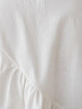 Momentlover Casual Loose Long Sleeves Solid Color Round-Neck T-Shirts Tops