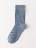 momentlover Casual Simple 10 Colors Socks
