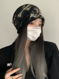 Momentlover Tie-Dyed Keep Warm Normcore Hats&Caps