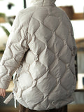 Momentlover Original Solid Hooded Cotton-Padded Coat