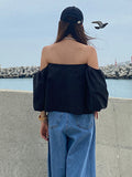 Momentlover Urban Blue Wide Leg Jean Pants