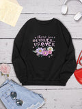Momentlover THERE IS POWER PRAYER Round Neck Sweatshirt