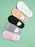 momentlover Casual Split-Joint Lace With Beads Socks Accessories