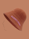 Momentlover Letter Print Fisherman Hat