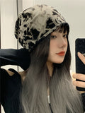 Momentlover Tie-Dyed Keep Warm Normcore Hats&Caps