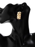 Momentlover Solid Color Geometric Drop Earrings