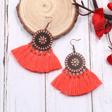 Fashion exaggerated tassel earrings