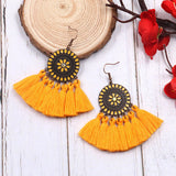 Fashion exaggerated tassel earrings