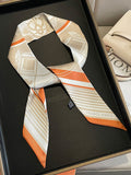 Momentlover Striped Printed Scarfs&Hats