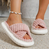themeisles - Black Casual Patchwork Solid Color Round Comfortable Shoes