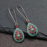 Drops Bohemian Fashion Silver Earrings