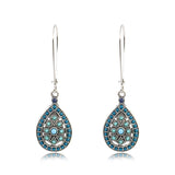 Drops Bohemian Fashion Silver Earrings