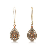 Drops Bohemian Fashion Silver Earrings