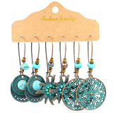 Fashion irregular tassel earrings