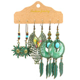 Fashion irregular tassel earrings