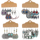 Three-piece set of teardrop-shaped dripping oil earrings