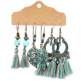Bohemian fringed earrings
