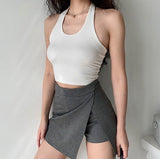 themeisles - Culottes Slit Skirt