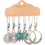 Vintage geometric earrings Fashion long earrings