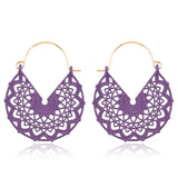 Geometric fashion spring earrings