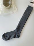 momentlover Casual Wool Keep Warm Solid Color Socks Accessories