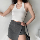 themeisles - Culottes Slit Skirt