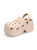 Momentlover Hollow Slippers Platform Shoes Sandals Crocs