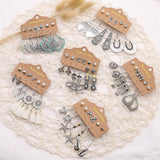6-piece set snake owl ocean earrings
