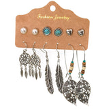 Love hollow half-round earrings