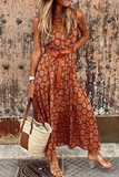 Momentlover Casual Dot Buckle Basic Mandarin Collar A Line Dresses
